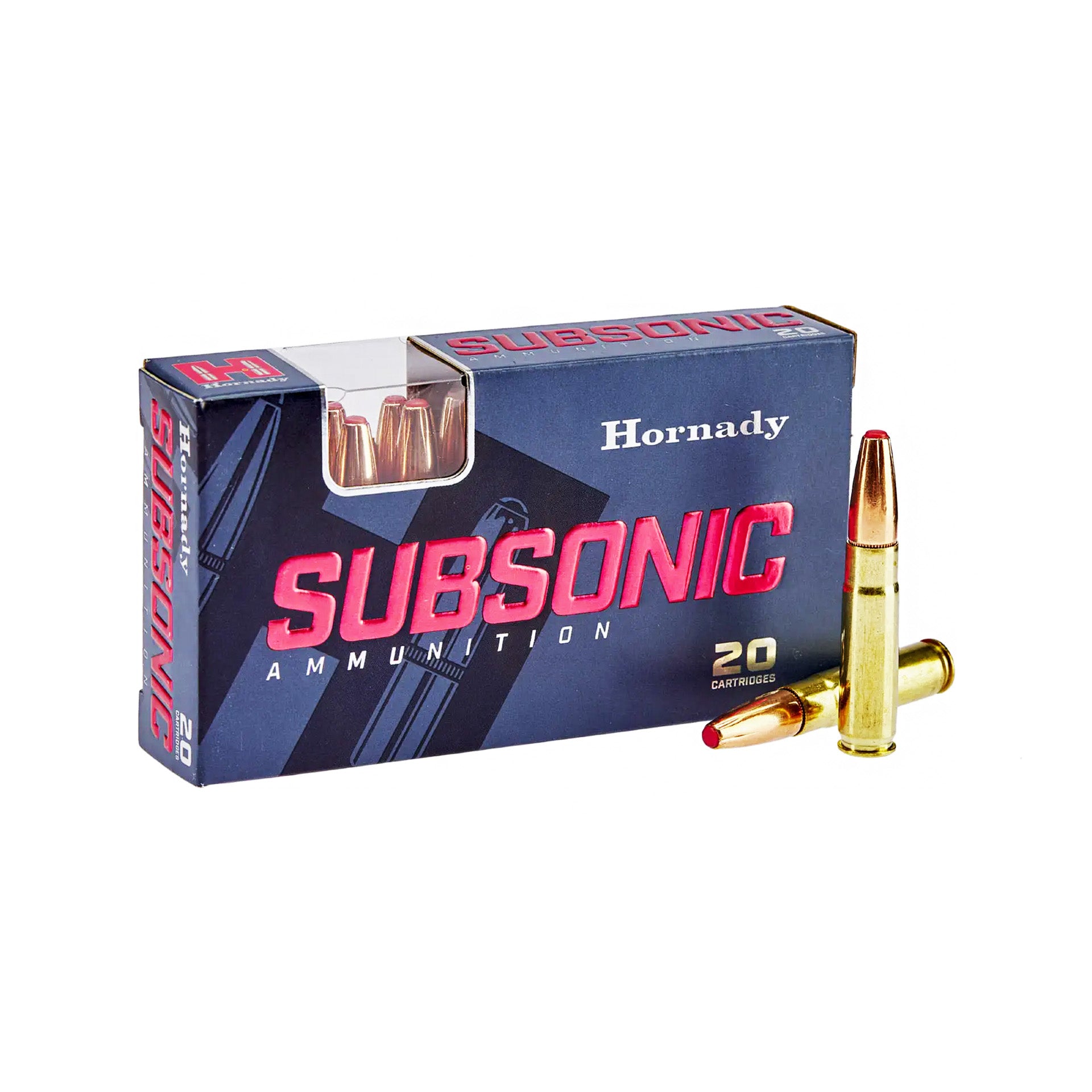 Патрон Hornady Subsonic кал. 300 Whisper/Blackout куля Sub-X маса 190 гр (12.3 г) дозвуковий