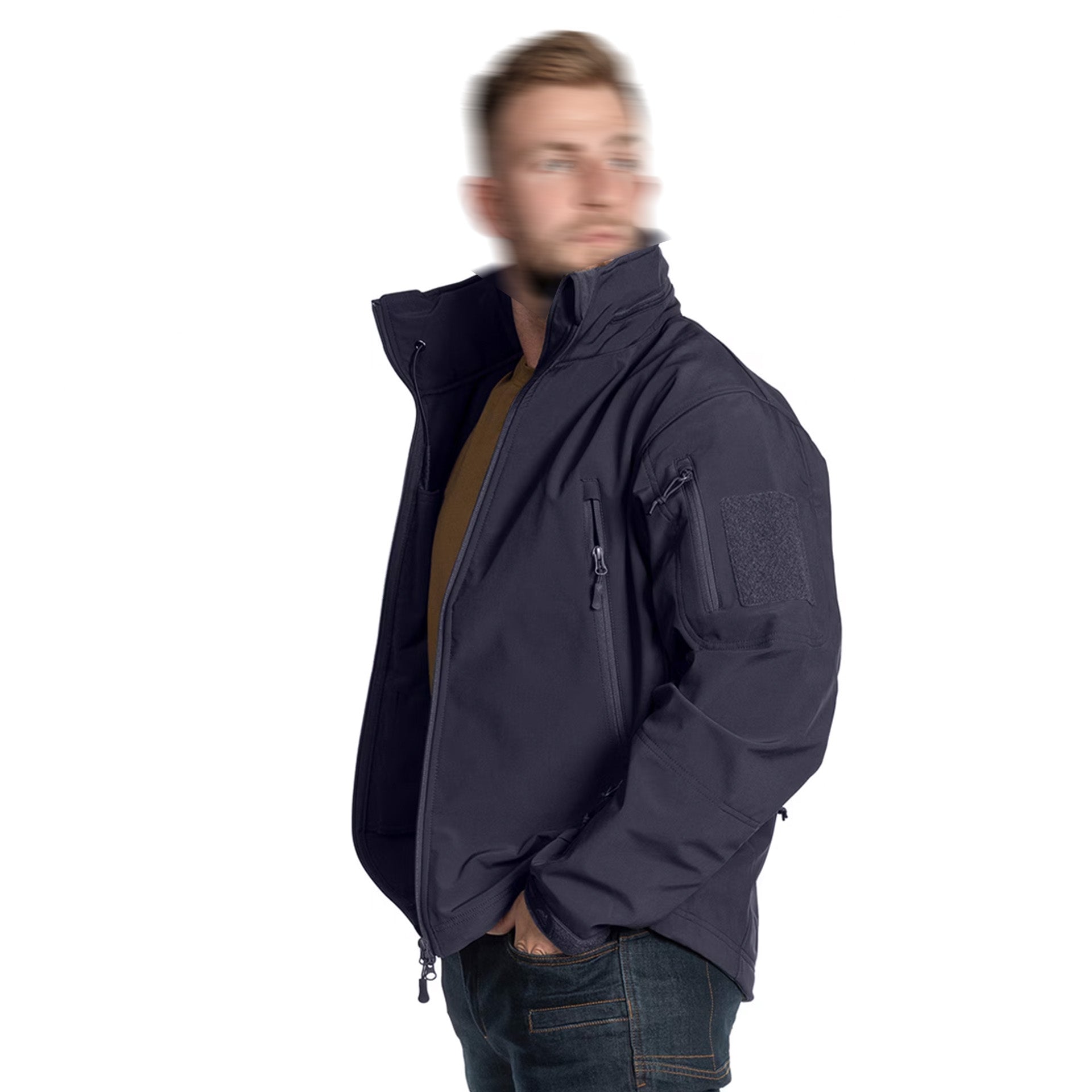 Куртка Helikon-Tex Gunfighter Softshell Shark Skin Windblocker, Navy Blue, М/R