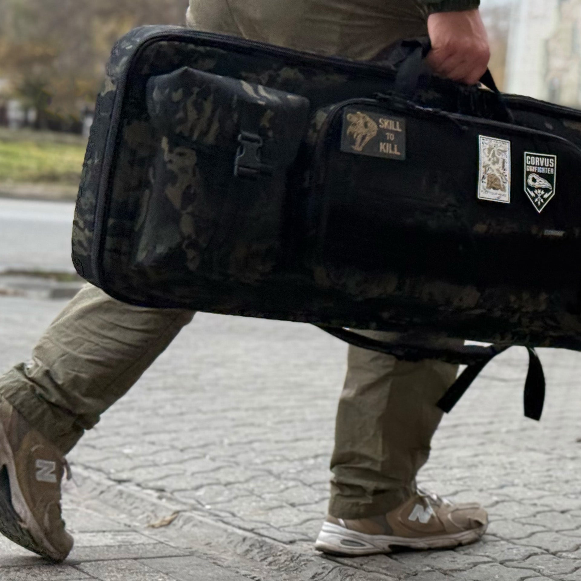 Збройовий чохол Crusage LoadOut Mk.III, чорний мультикам, 96 см.