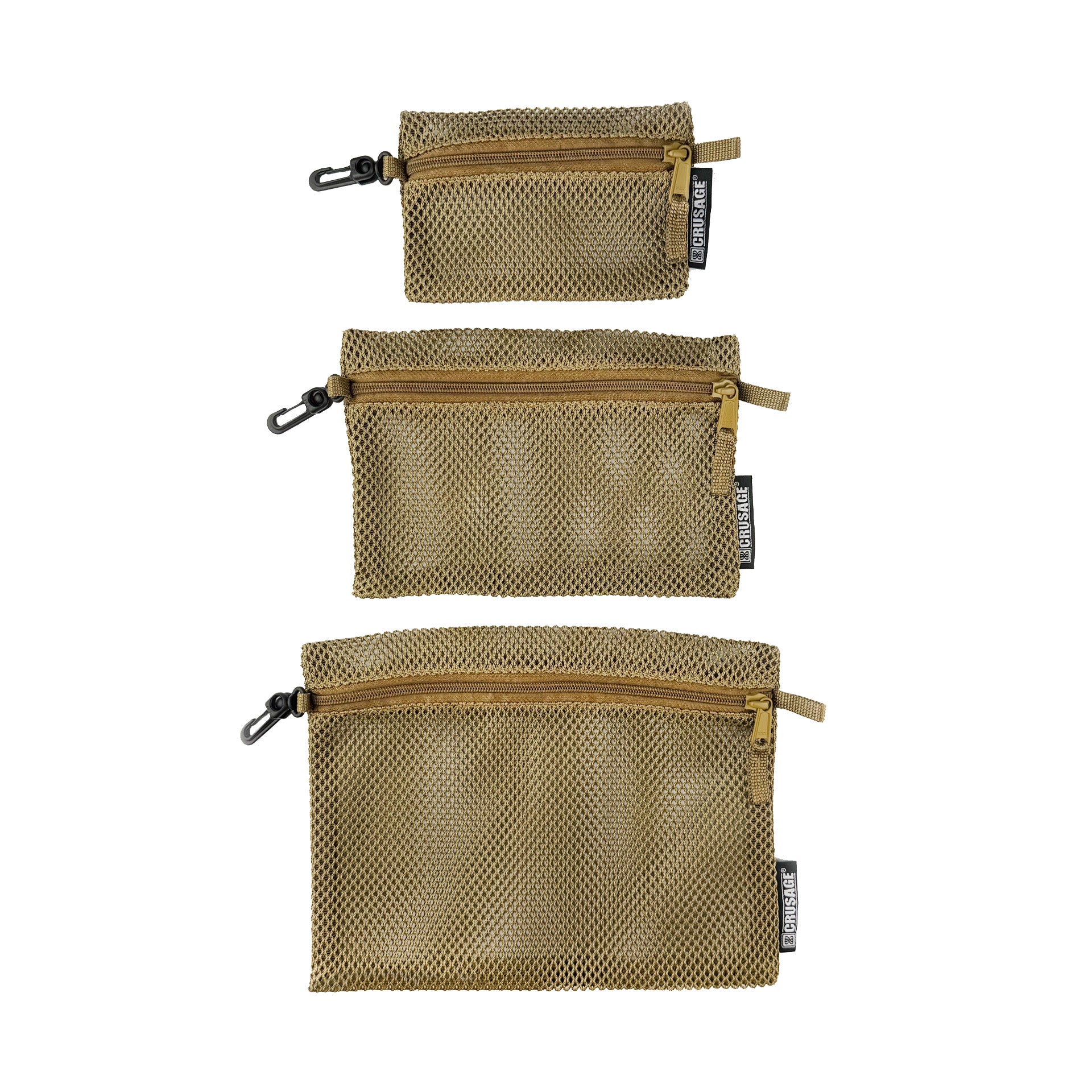 Комплект органайзерів Crusage (3 шт.), койот
