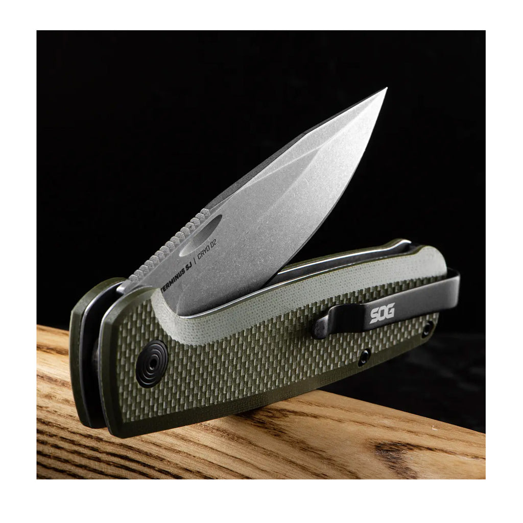 Ніж SOG Terminus SJ OD Green