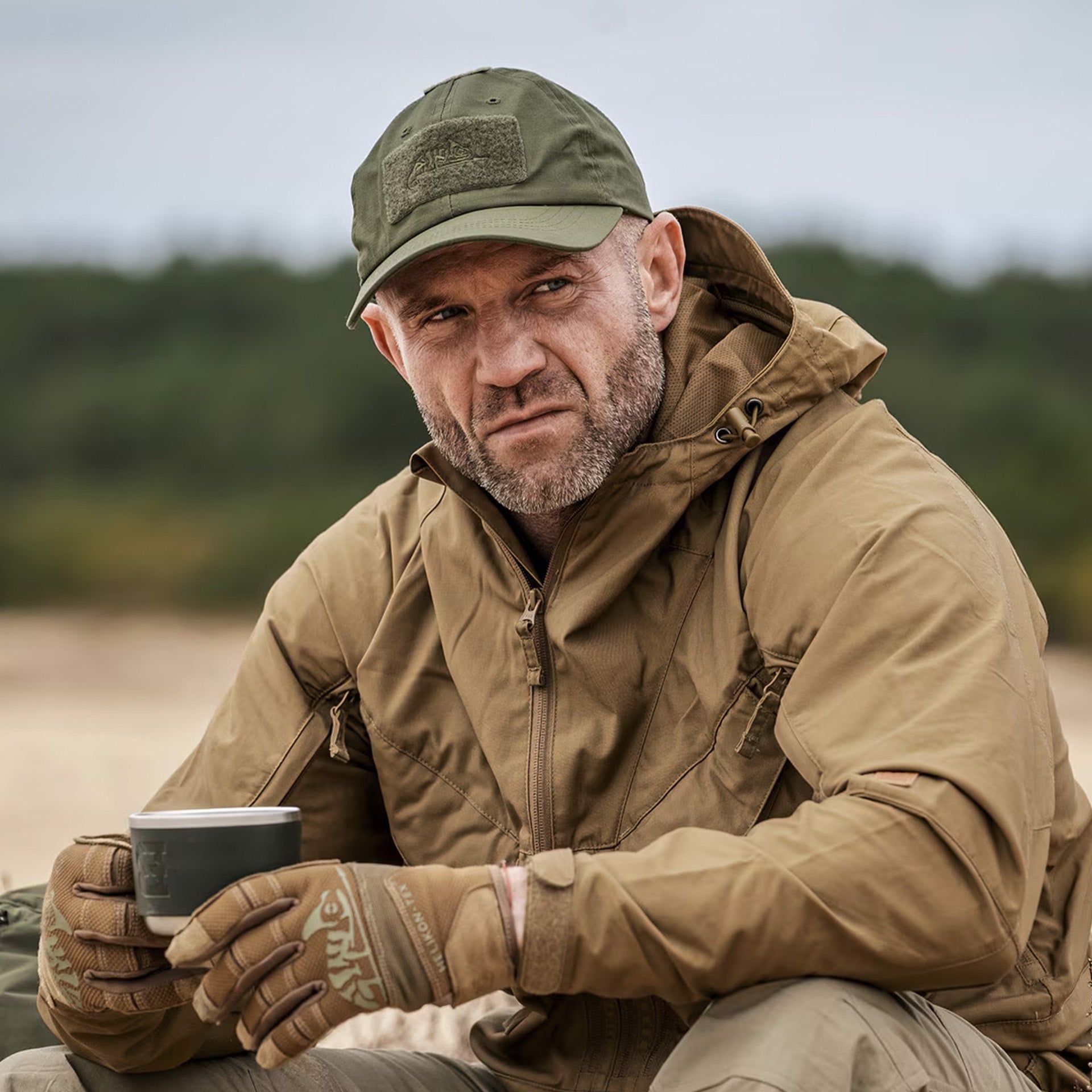 Бейсболка Helikon-Tex BBC - PolyCotton Ripstop, Олива