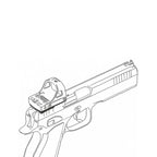 Універсальний адаптер Vector Optics на CZ Shadow 2/SP-01/P-10 C для коліматорів