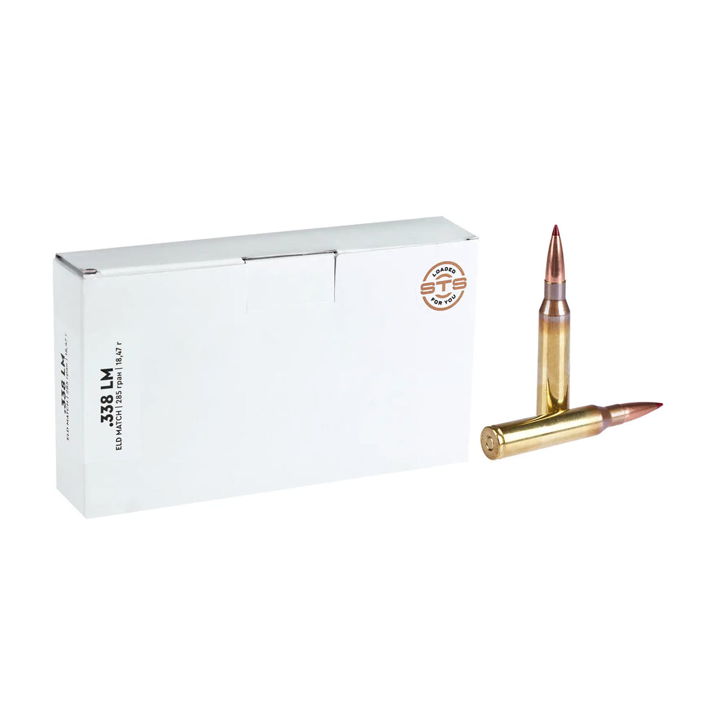 Патрон STS кал .338 Lapua Magnum куля ELD Match маса 285 гр (18.47 г)