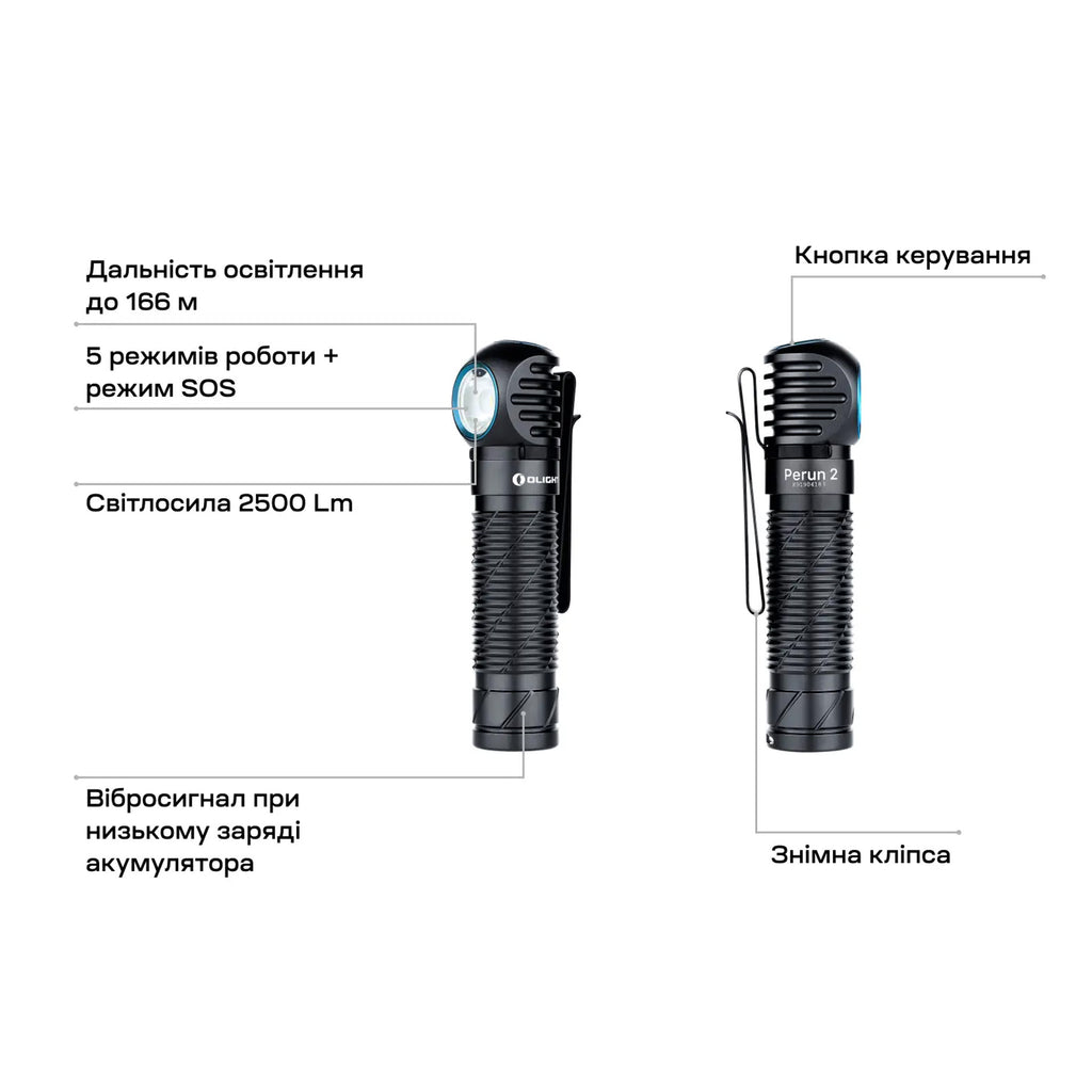 Ліхтар Olight Perun 2 Black