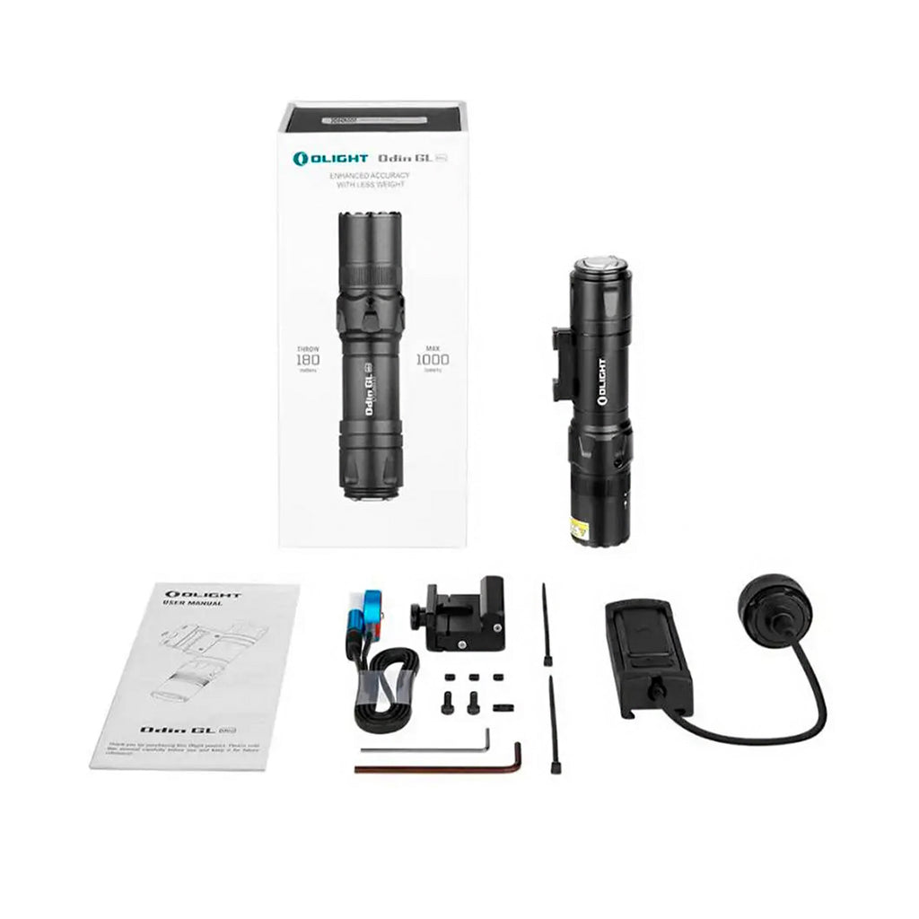 Ліхтар з ЛЦВ Olight Odin GL Mini Green Laser Picatinny Black