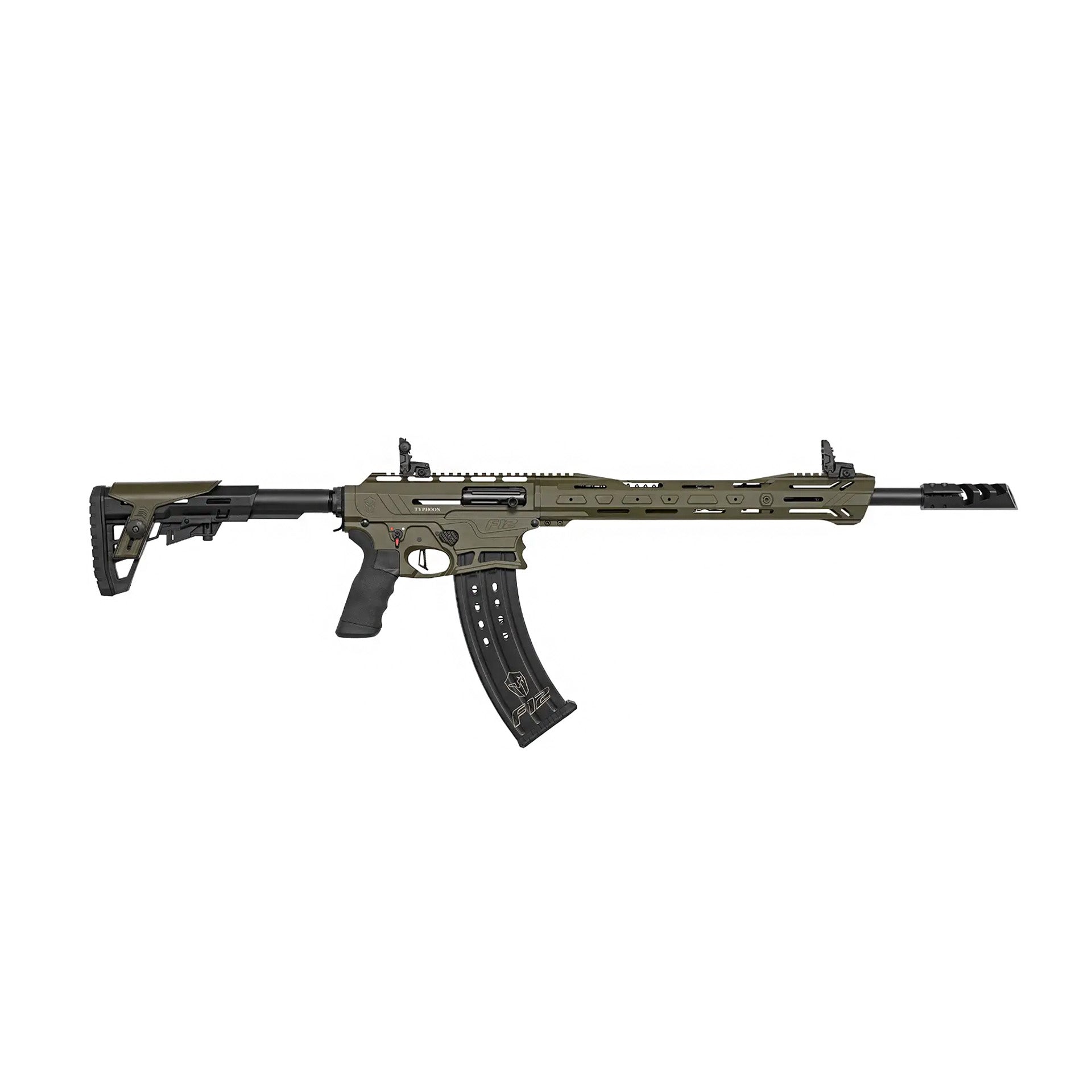 Рушниця Typhoon F12 Sport Gen4 Green кал. 12/76 47 см.