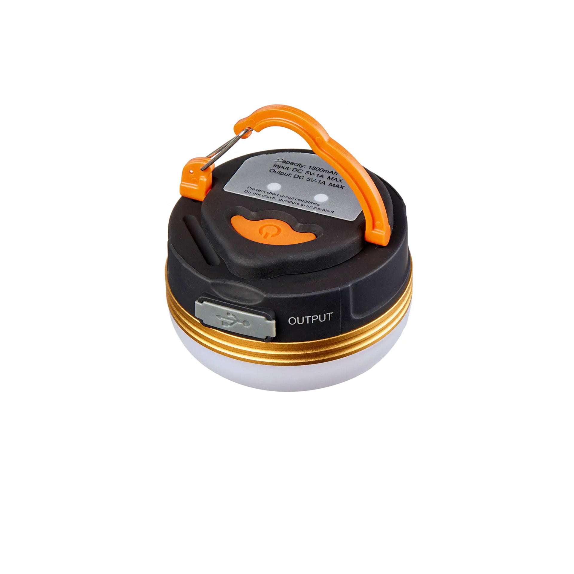 Ліхтар кемпінговий Skif Outdoor Light Drop, Black/Orange