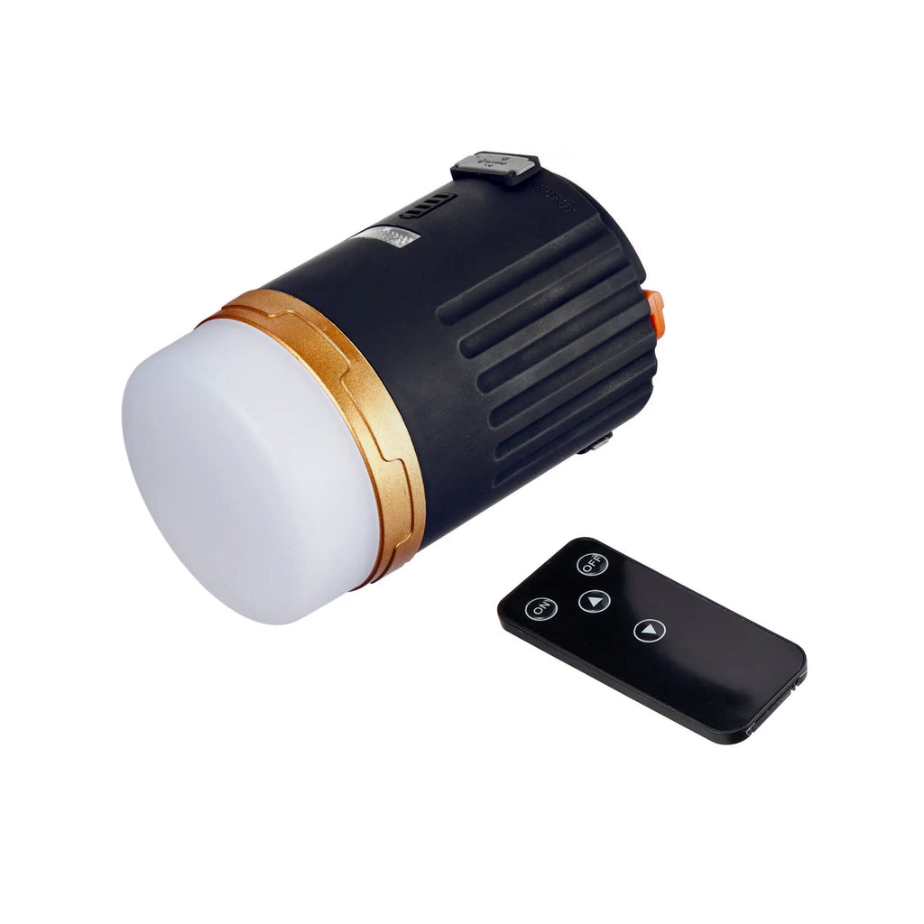 Ліхтар кемпінговий Skif Outdoor Light Drop Max, Black/Orange з пультом