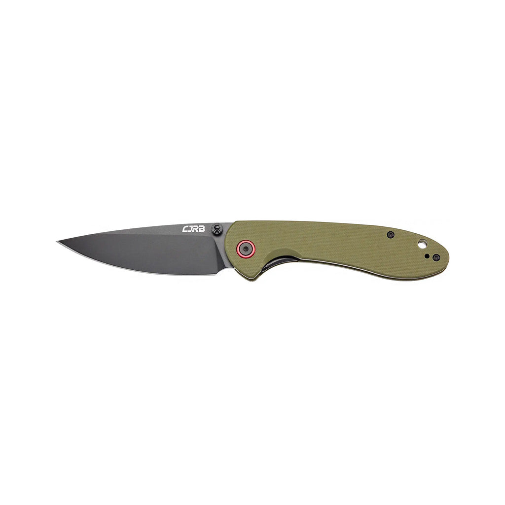 Ніж CJRB Feldspar Black Blade Green