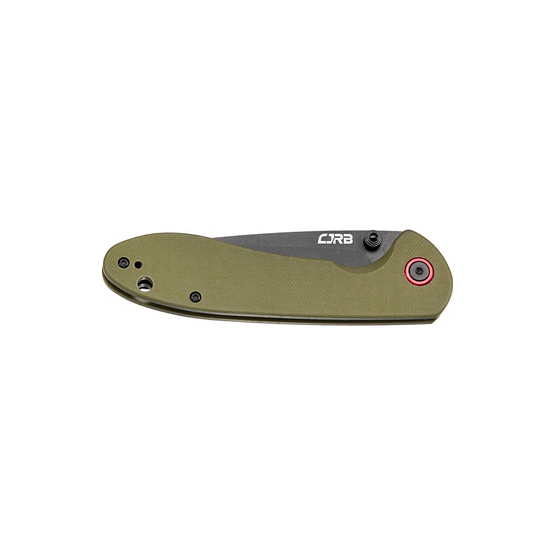 Ніж CJRB Feldspar Black Blade Green