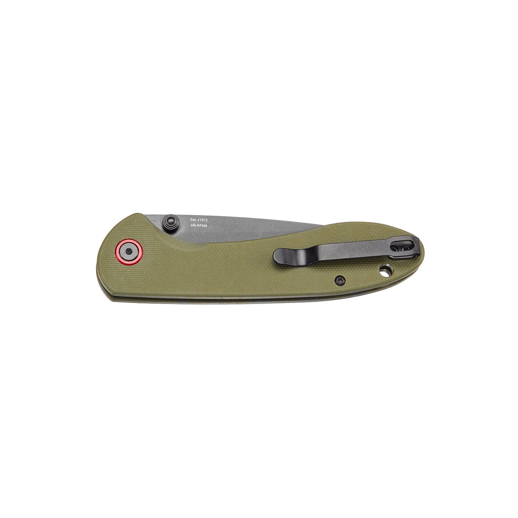 Ніж CJRB Feldspar Black Blade Green
