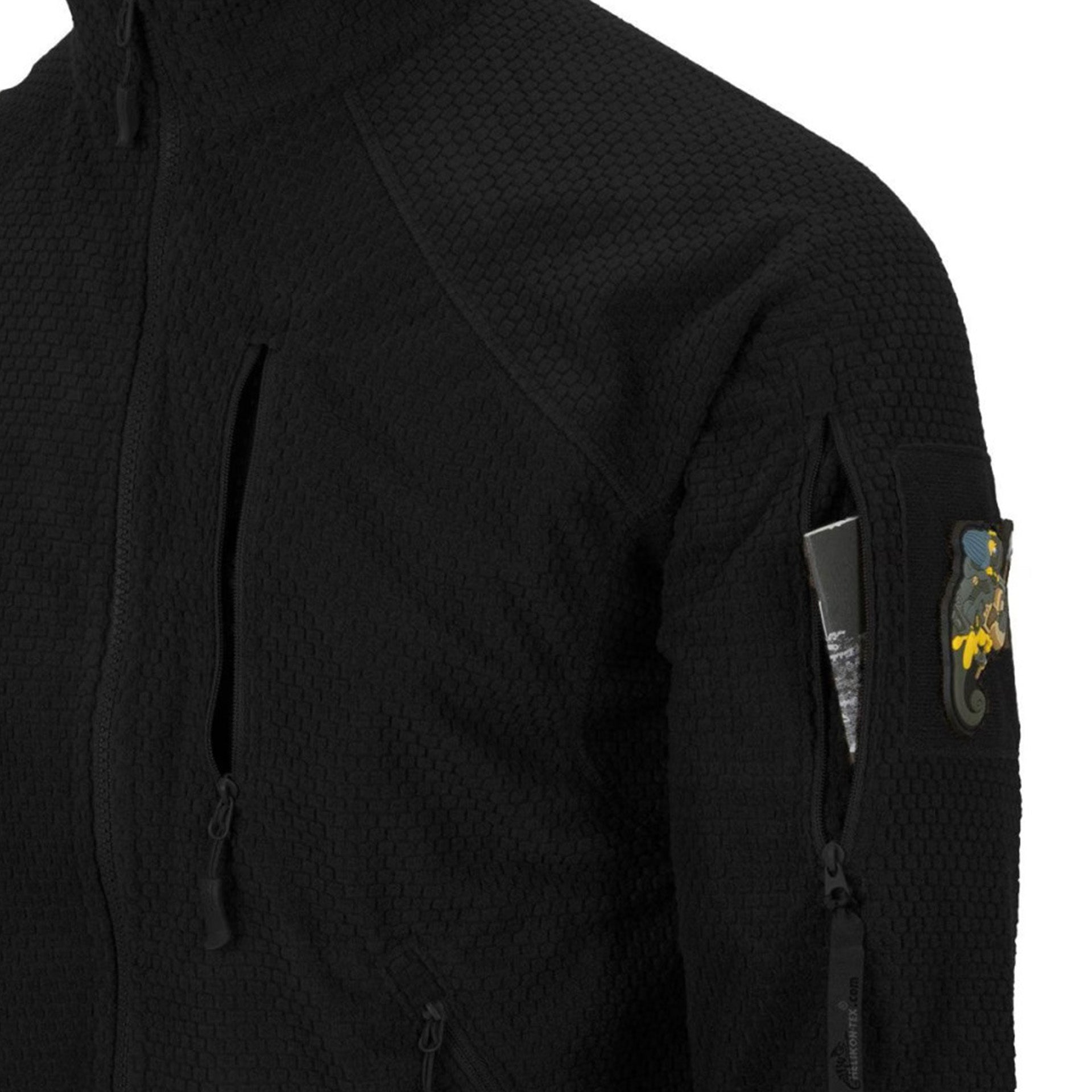 Куртка ALPHA Tactical, Grid Fleece, Black, M/R