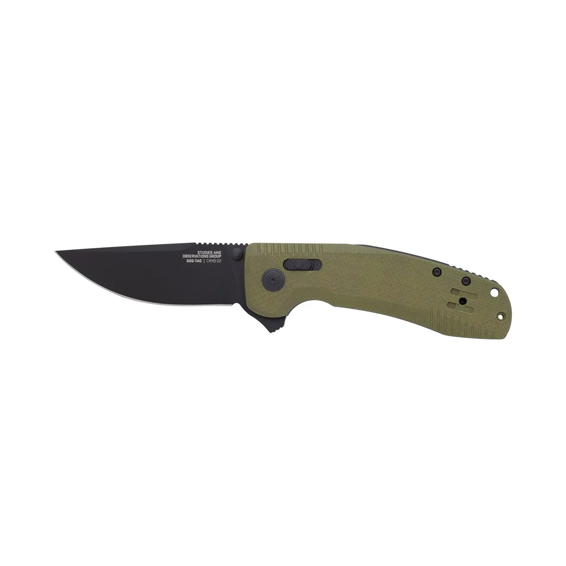 SOG-TAC XR ніж складаний OD Green/Straight Edge