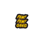 Шеврон Pew-pew yellow