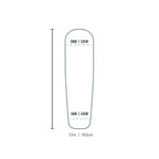 Килимок самонадувний Sea to Summit Self Inflating Camp Plus Mat, Moss, Regular, 183x51x7.5см (STS AMSICAPLR)