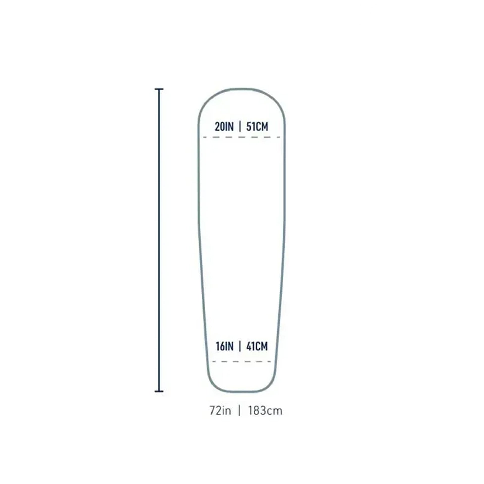 Килимок самонадувний Sea to Summit Self Inflating Camp Plus Mat, Moss, Regular, 183x51x7.5см (STS AMSICAPLR)